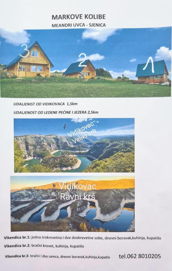Markove Kolibe 1, Uvac,Vecaa เซียนิตซา ภายนอก รูปภาพ